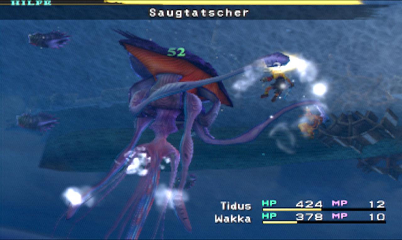 [30/04/2002] Ähem, ein Angriff namens &rsquo;Saugtatscher&rsquo; dürfte beim Gegner nicht gerade für Furcht und Schrecken sorgen ...